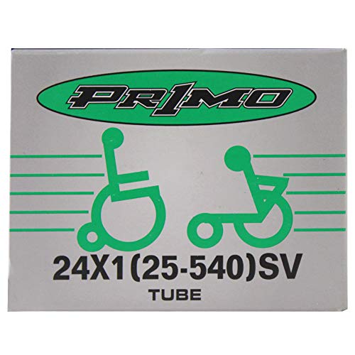 Kit 2 Câmaras Cadeira de Rodas Primo 24x1 (25-540) Válvula Americana Preto