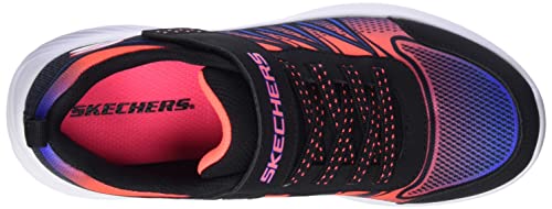 Skechers Kids Girls Bounder-Groovy Moves Sneaker, Black/Multi, 12 Little Kid #TOP2