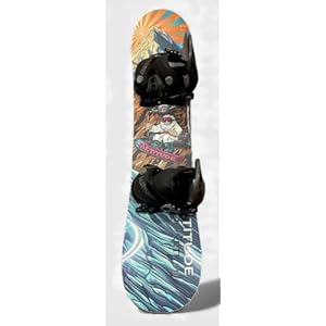 Toddler Kids Altitude Little YETI Snowboard 90CM + XS MINI Ripper BINDINGS (7C-13C)