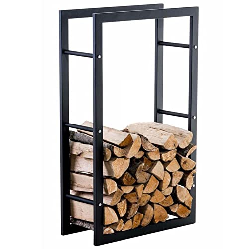 Leñero Apilable para Interiores Y Exteriores, Moderno Leñero para Decorar Chimeneas, Resistente Contenedor De Almacenamiento De Leña, Accesorios para Herramientas De Chimenea.