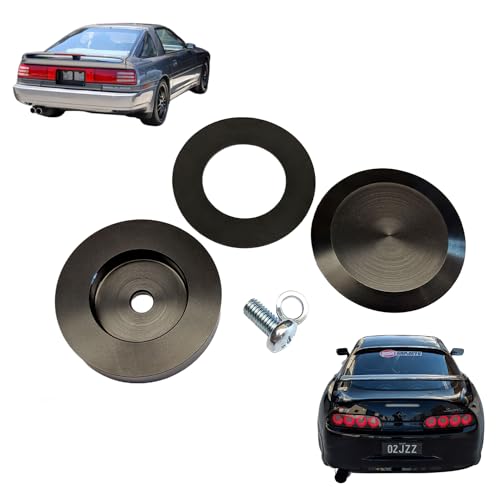 PRO SPEC IMPORTS - Billet CNC Aluminum rear wiper delete plug kit for Toyota Supra Mk4 JZA80 & Mk3 JZA70, UV resistant hard Anodize II, waterproof and dustproof
