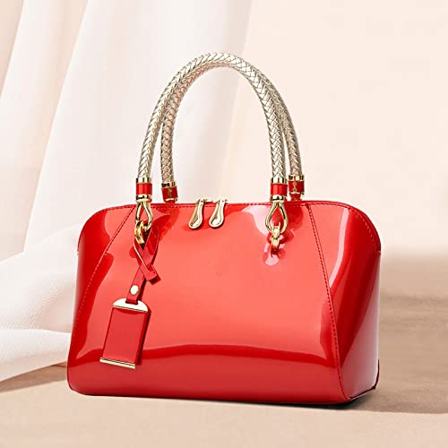 NICOLE & DORIS Fashion Women Handbag Patent Leather Bags Designer Top-handle Bags Shoulder Bags Crossbody Bag Elegant Clutches Evening Bags - Image 4