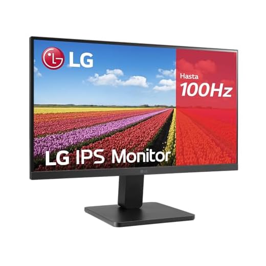 LG 24MR400-B - Monitor Full HD, 24 Pulgadas, IPS 1000:1, 1920x1080, HDMIx1, AMD FreeSync, Clasificación E, Sin Altavoz, Pantalla Ergonómica, Negro