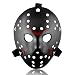 ALIZIWAY Jason Mask Halloween Costume Cosplay Voorhees Hockey Mask Black 01B