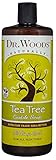 Dr. Woods Pure Tea Tree Castile Soap with Organic Shea Butter, 32 Ounce