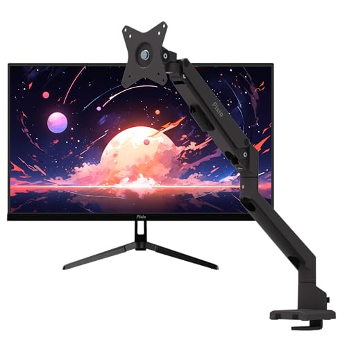 Image of Pixio PX275 Wave 27 inch 100Hz Refresh Rate QHD 1440p Resolution IPS Panel 1ms MPRT Response Time Gaming Monitor and PS1S Wave Black Single Monitor Arm - Fits up to 32 inches and 19.8lbs
