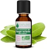 Voshuiles - Huile Essentielle Sauge Sclarée Bio 5ml - Relaxante et Apaisante - Idéal pour Diffuseur - Huiles Essentielles de Qualité - 100% Pure et Naturelle - HEBBD et Certifiée ECOCERT