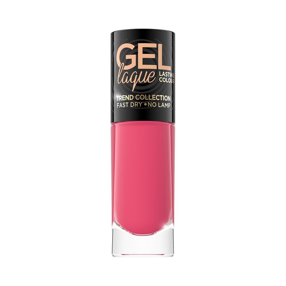 Eveline Cosmetics Gel Laque Gel Nail Polish - No. 288, Quick-Dry Formula, Long-Lasting Gel Effect, No UV/LED Lamp Needed, 8ml