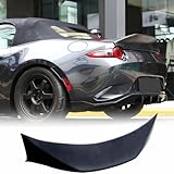 Rear Trunk Spoiler for Mazda MX5 Miata ND 2016-2022 Black PU Rear Deck Lip Boot Spoiler Wing