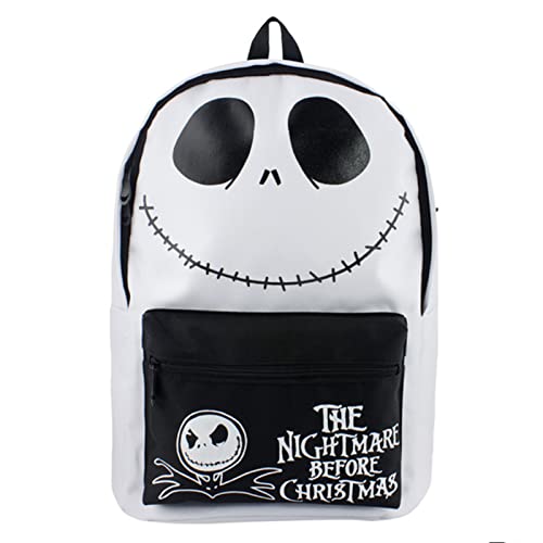 DTZW Mochila de Navidad para computadora portátil de 17 pulgadas, mochila universitaria duradera para niños y niñas (tamaño: 46 x 33 x 16 cm, color: blanco) Cover