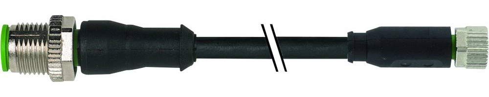 Murrelektronik Stay Connected Conector M12 0° / M8 Hembra 0°.