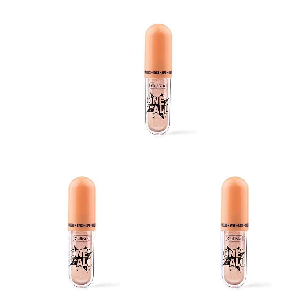 Callista One For All 01 Daylight Eyes & Lips & Cheeks Likit Göz Farı (3 paketi)