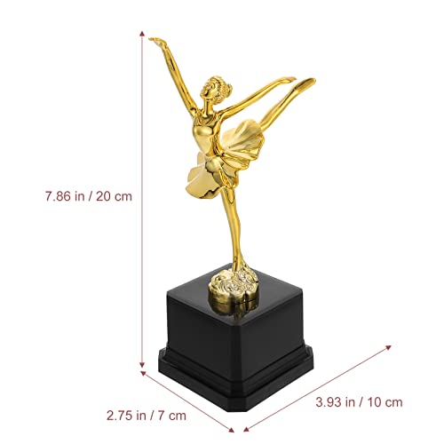 TOYANDONA Troféu Do Prêmio de Dança Infantil Ballet Gold Trophy Cup Party Favor Com Personalize Blac