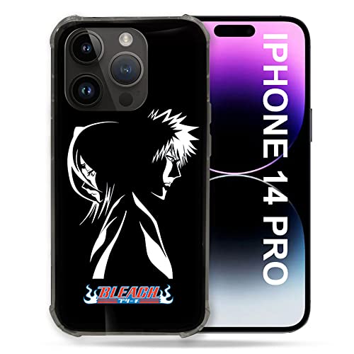 Coque iPhone 14 Pro Bleach Duo évite rayures objectif photo Manga 6.1