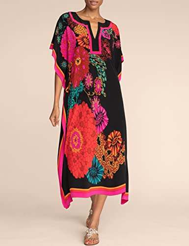 Bsubseach Ethnic Kaftan Dresses for Women Swimsuit Cover Up Resort Wear Printed Dress2