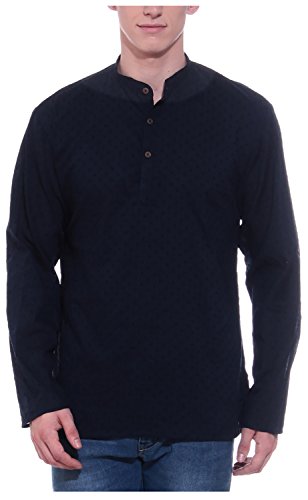 Kurta de algodón Tag 7 para hombre ideal para tus vacaciones de verano y eventos casuales