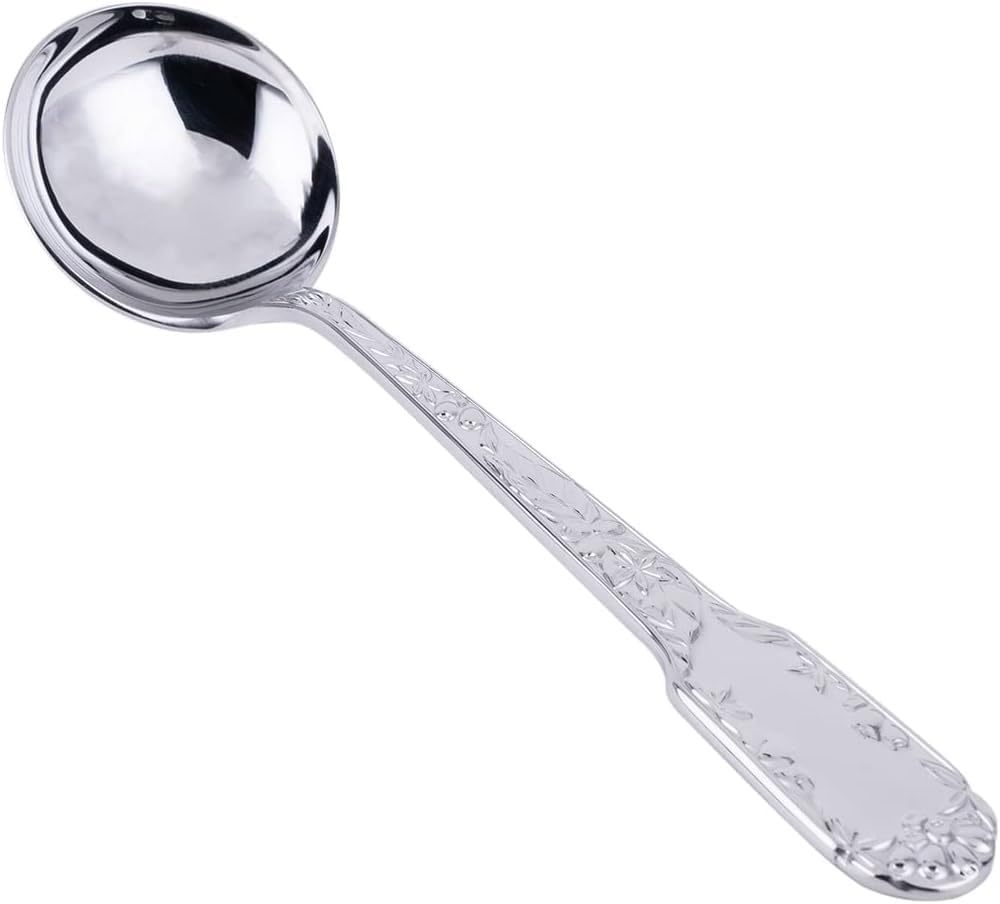 CASUAL PRODUCT Coffee Cupping Spoon Tree Mirror Tasting Spoon 6.1 inches (154 mm)
