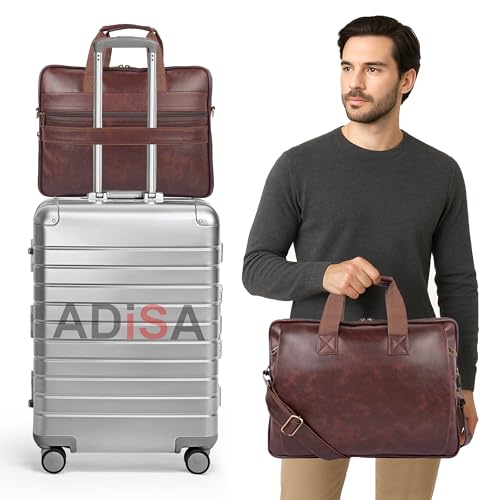 Image of ADISA Laptop Messenger Office Bag Briefcase for Work for Men