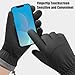 Ski Gloves - Snowboard Gloves, Winter Glove, Windproof 5-Finger Warm Mittens for Outdoor Camping Motorcycle Riding Hunting Workout Cycling Skiing Snowboarding Hiking, All-Weathers