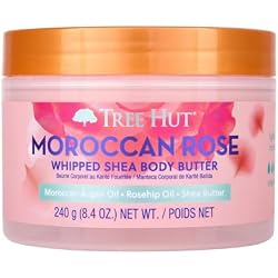 1 of Tree Hut Whipped Shea Body Butter, Moroccan Rose, 8.4 Oz | Hydrating & Nourishing Body Lotion with Natural Oils, Moisturizer for Soft & Smooth Skin