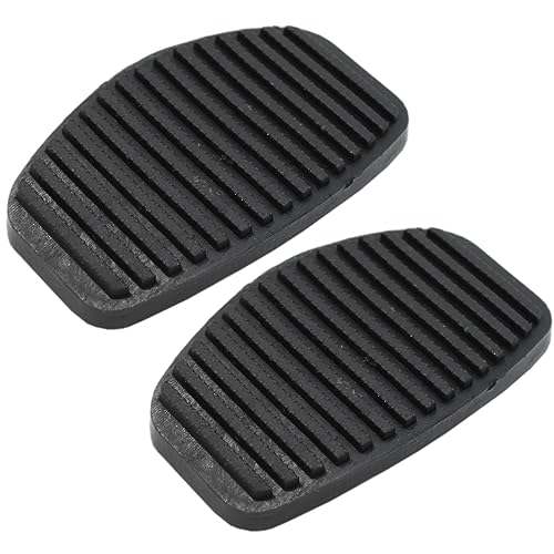 BIAREN 2x Brake And Clutch Pedal Pads Rubber Covers For Fiat 500 Doblo Fiorino Panda Punto Bravo 71736224 51778057 (Manual Vehicles)
