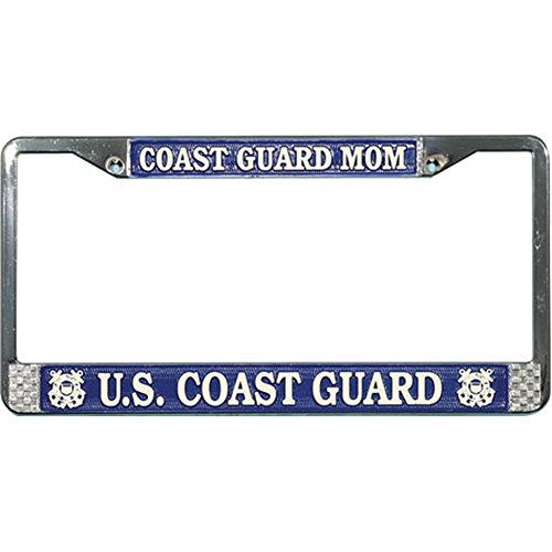 Honor Country Us Coast Guard Mom License Plate Frame #TOP4