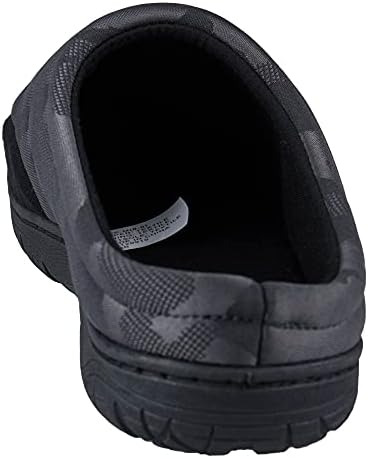 Kenneth Cole REACTION Men's Clog Slipper House Shoes with Memory Foam Indoor/Outdoor Sole, Camo Puffer, Medium | Image 5