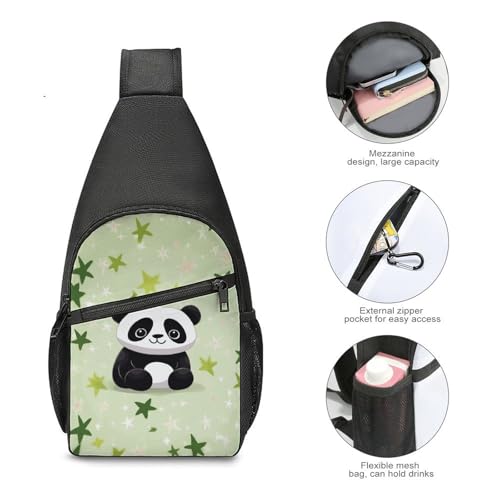 Bolso cruzado deportivo de hombro casual para senderismo miniatura 5