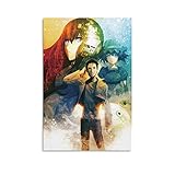 HUAPIN Steins Gate Makise Kurisu Okabe Rintarou Canvas Poster Bedroom Decor Sports Landscape Office...