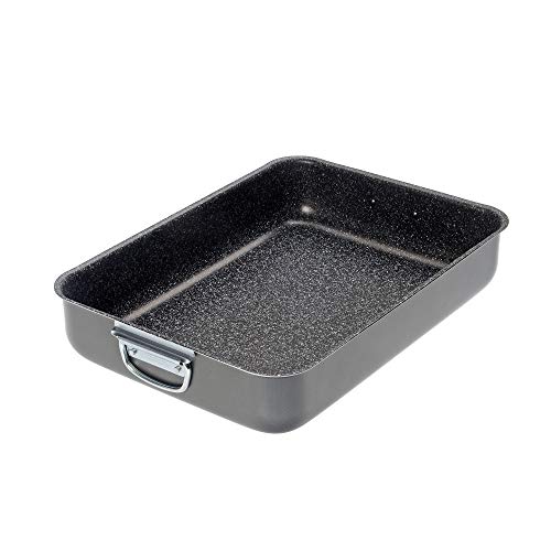 Alluflon Tradition Italien Lasagneform, Aluminium, schwarz, 35 x 25 cm – Ansicht 6