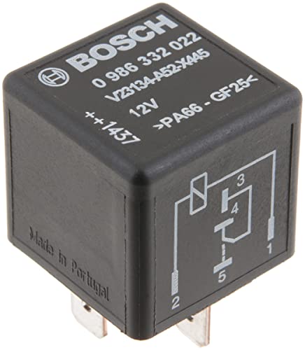 BOSCH 0986332022 Changeover Mini Relay - 5 Pins 12V 40/60A - Single