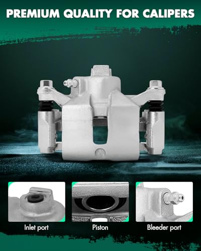 Image of SCITOO 18B4645 Rear Right Disc Brake Caliper w /Bracket Fit For Buick For Rendezvous 2002-2007,For Chevy For Venture 1997-2005,For Oldsmobile For Silhouette 2002-2004,Single Piston