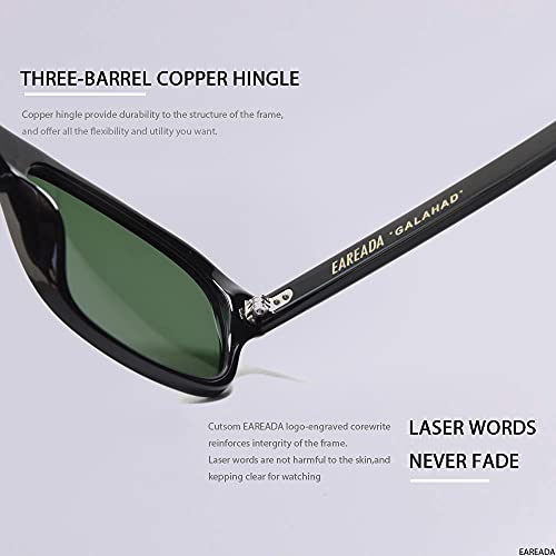 Men Square Acetate Sunglasses Kingsmen Glasses Vintage Eyeglasses 52MM Polarized UV400 Colorful Eyewear…4