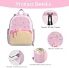 Mochila infantil de helado para niños pequeños, resistente al agua, para jardín de infantes y preescolar, bolso escolar para niños, mochila de animal 3D linda y divertida, regalo para bebés niños y niñas 4