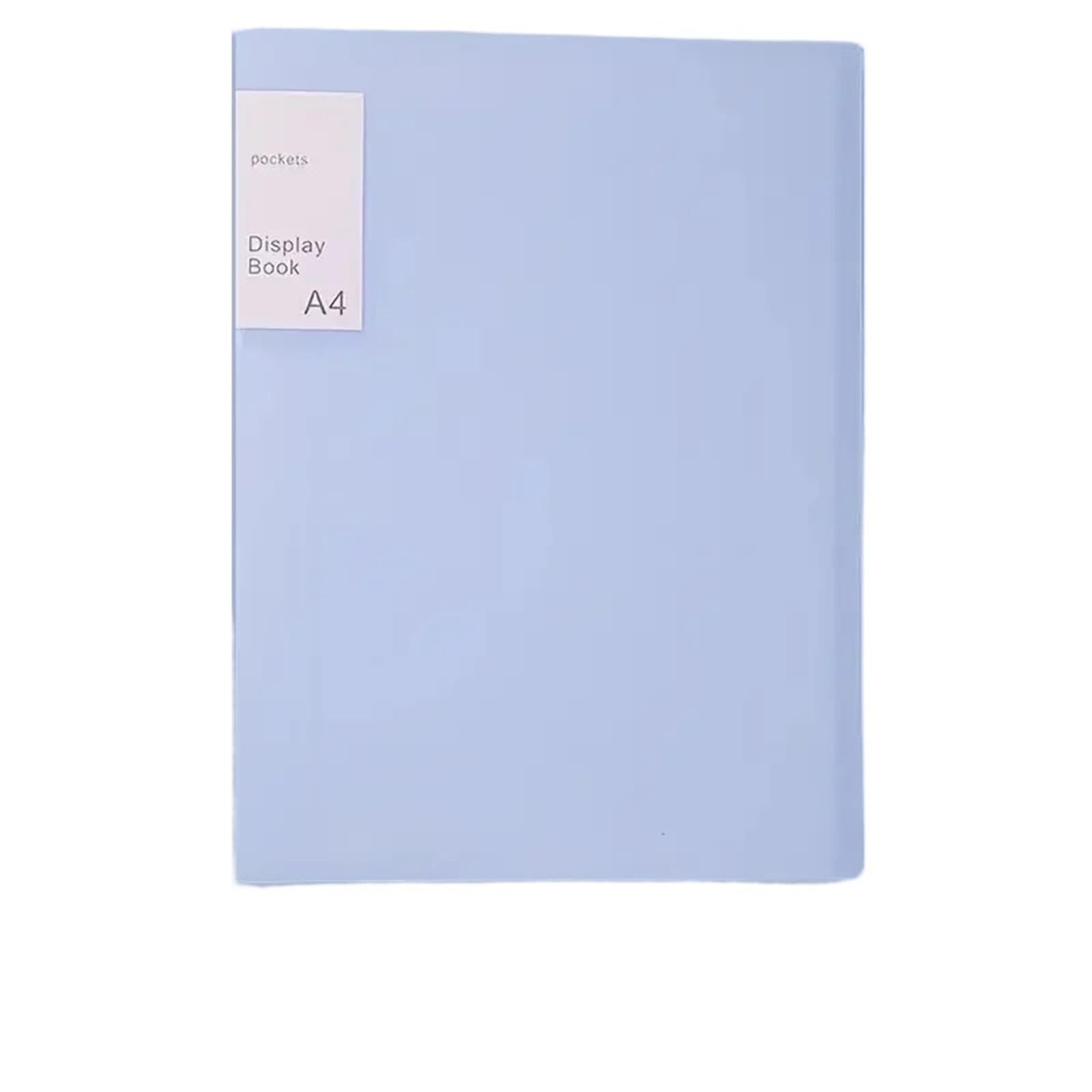 3-teilige Präsentationsmappe for Dokumente – A4-PP-Sichtbuch mit 20/40 transparenten Taschen und Schutzfolien Für Mappe Portfolio