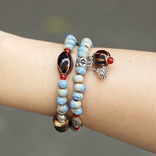 Faiyi Beaded Handmade Stretch Bracelet Healing Bracelet For Women Stackable Ceramic Beads Bracelets Gifts For Girls Teens #TOP2
