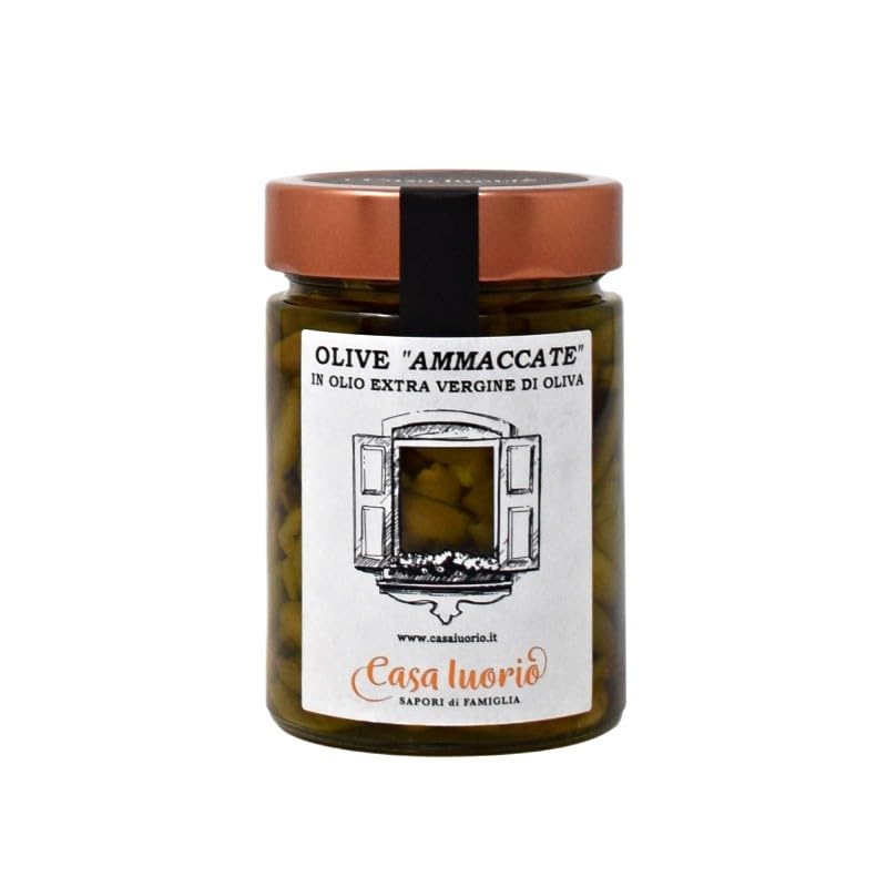 Aceitunas Machacadas en Aceite de Oliva Virgen Extra - Jarrón Pequeño