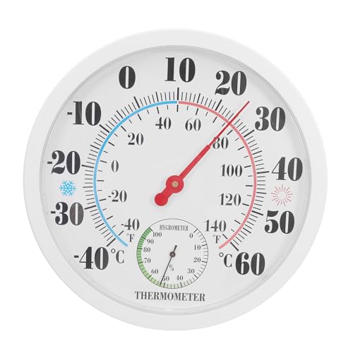 Thermomètre d'ambiance mural pour éviter l'air sec avec hygromètre numérique