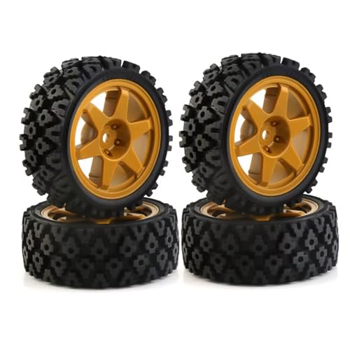 RC�^�C���J�[ For Tamiya XV01 XV02 TA06 For TT01 For TT02 PTG2 144001 A959 For HPI 1/10 4��/2�� RC���[�V���O�J�[�z�C�[�� �����[�^�C���I�����[�h�^�C���p 12mm�Z�p(4 p