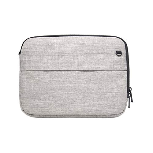 Patu Portable 9 - 11 Inch Tablet Sleeve Case, Accessories Organizer, Document Pocket, Protective Cover Bag for Apple iPad Air / Pro 11 10.5 10.1 9.7 Gen 2 3 4 Android Galaxy Tab, Gray