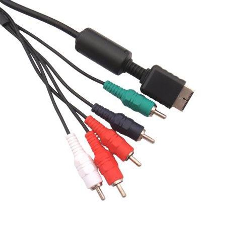 OSTENT Component AV Audio Video HDTV Cable Cord for Sony PS2 PS3