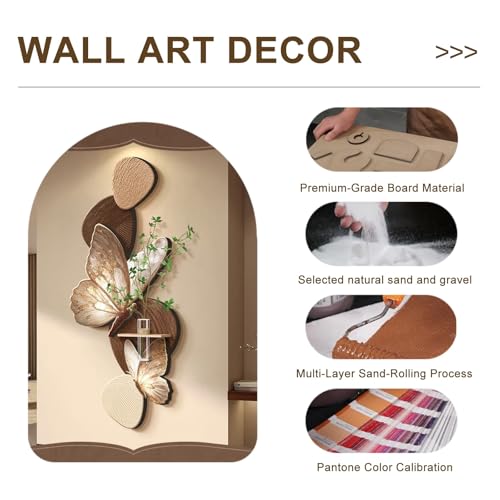 Décoration Murale Papillon 3D pour Habiller un Grand Mur Vide Gris - 3