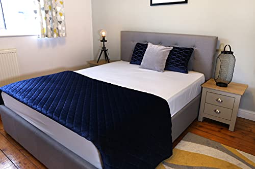 Soroor Bedding & Linen, Microfiber Single Fitted Sheet, White Deep Pocket 12 inch Bed Sheet - Image 2