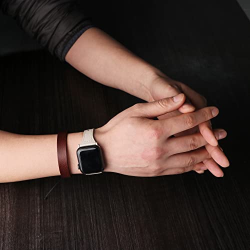 JoycuFF Confirmation Gifts for Men Genuine Leather Bracelets for Boys Inspirational Uplifting Arm Cuff Jewelry for Friends Easter Baptism Gifts Be Strong, Be Brave, Be Fearless.you are never alone - Image 3