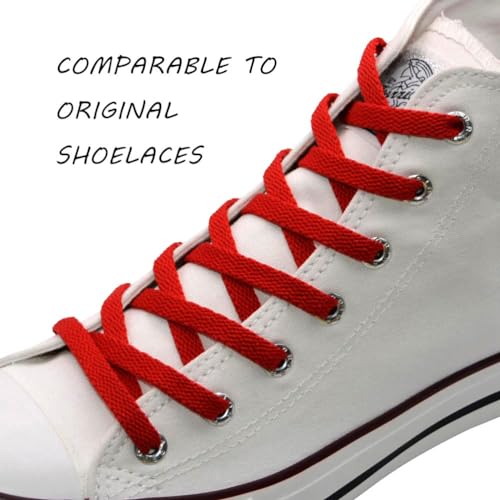 Image of VSUDO Flat Sneaker Shoe Lace, Flat Shoe String for Sneaker, Athletic Shoelace
