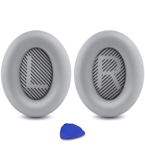 Repuestos profesionales mejorados para almohadillas de oído Bose QC35 y QC35ii QuietComfort 35, con cuero más suave, espuma para aislamiento de ruido y mayor grosor miniatura 1