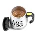 Produktbild VBESTLIFE Elektrische Edelstahl selbst mischende Kaffeetasse,Schalen magnetische rührende Kaffeetasse als für Reise,Büro,Haus usw.(Weiß)