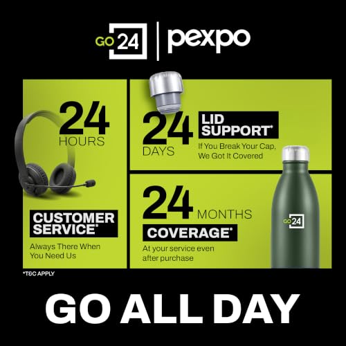 Go24 pexpo 1750ml Military Green Water Bottle - Image 4