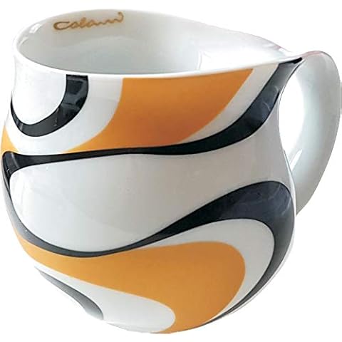 Luigi Colani dekorierte Kaffeetasse Becher Tasse Cappuccinotasse Kaffeebecher Wave Gold & schwarz 280 ml Cover