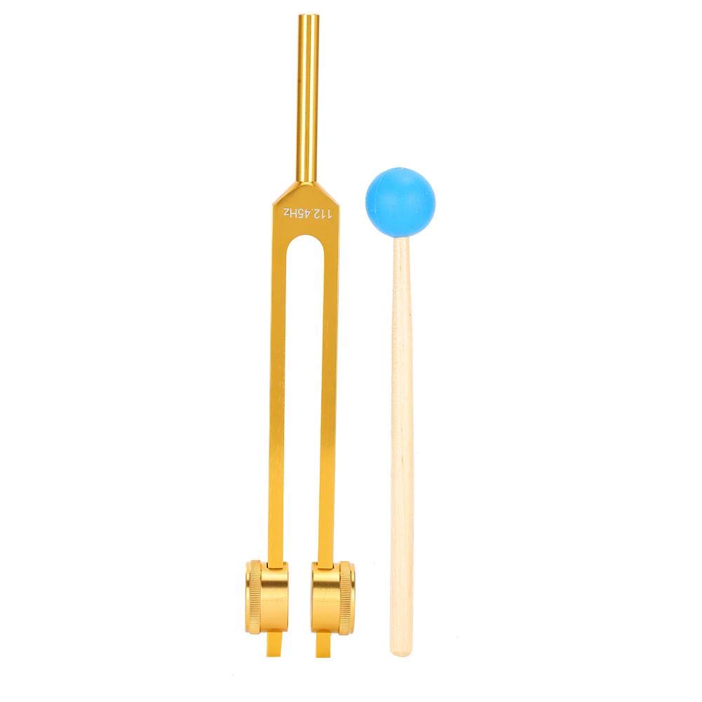Diapasons de yoga 112.45 Hz au quotidien, kit avec marteau pour méditer sereinement chez soi